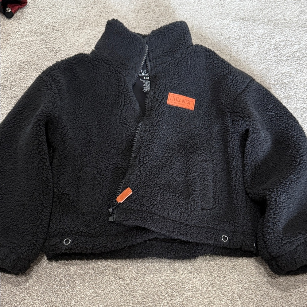 Little Bipsy size 3/4
Black Kids Jacket Fleece